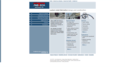 Desktop Screenshot of fabtechind.com